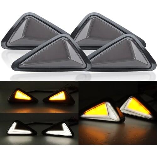 Universal Mini LED Motorcycle Turn Signals Indicator Light Flush Mount clignotant moto led Blinkers Flashers Day Running lights