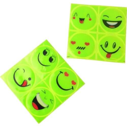 2 Sheets Hi Viz Reflective Stickers Warning Car Auto Bike Bicycle High Visibility Night Safety Cycle Driving Secure Vinyl Decals