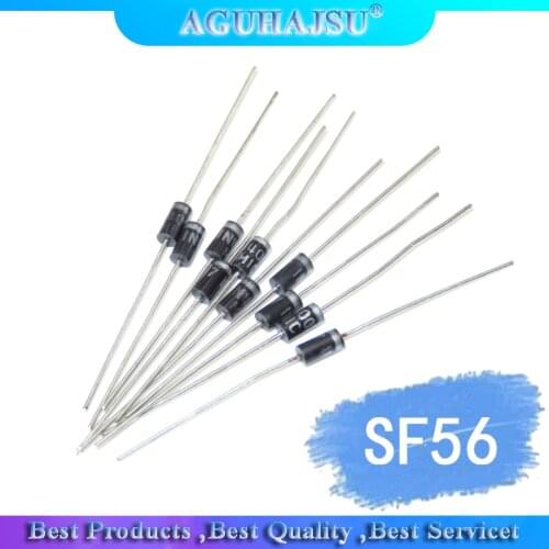 20PCS SF56 Rectifier Diode 5A 400V DO-27