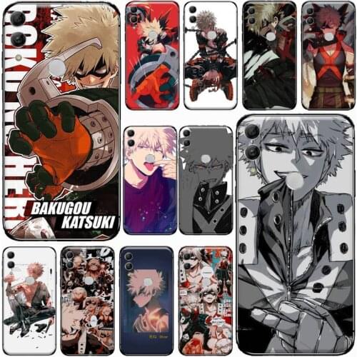 Katsuki Bakugo my Hero Academia Phone Case For Huawei Y5 Y6 II Y7 Y9 PRIME 2018 2019 NOVA3E P20 PRO P10 Honor 10