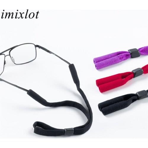 Imixlot New Simple Outdoor Sports Glasses Rope Unisex Anti-slip Nylon Eyeglass Chain Neck Cord Strap Adjustable Eyewear Lanyards