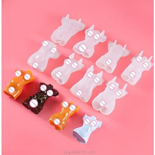 3D Art Body Candle Crystal Epoxy Resin Mold Human Aromatherapy Plaster Wax Silicone Mould DIY Crafts Decor J21 21 Dropship