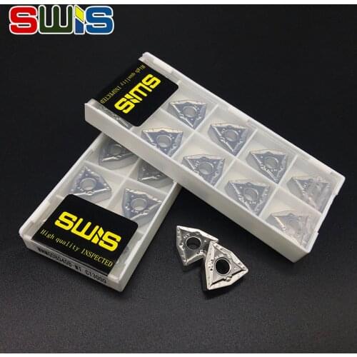 10PCS WNMG080408 MT CT3000 WNMG432 Cermet Grade carbide inserts turning tools Blades Tips boring CNC tools lathe cutter tools