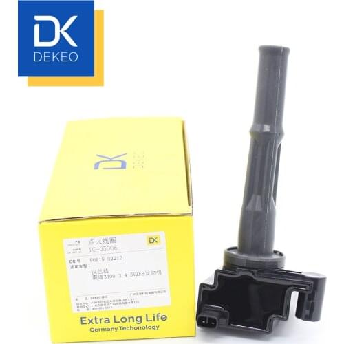 DEKEO Ignition Coils For BAIC MOTOR PRADO 3.4L 5VZ Toyota PRADO 90 3.4L 5VZ PRADO (VZJ95) 3.4L 5VZ 90919-02212