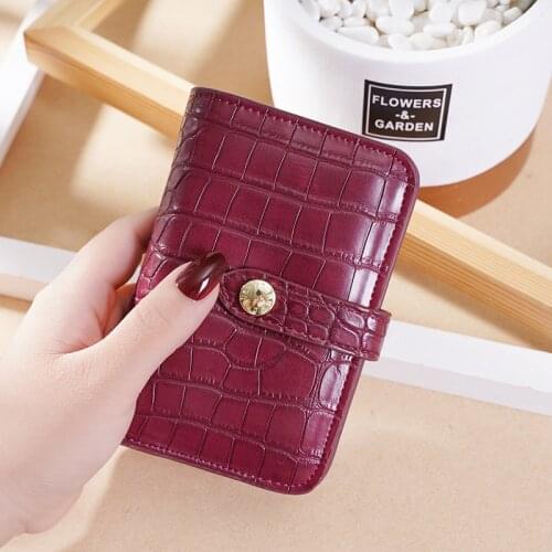 Women Wallets New Luxury Brand crocodile print Purses Card Holder Fashion Woman Zipper Wallet With Coin Purse Wallet for Women