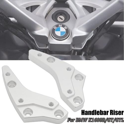 For BMW K1600B K1600GT K1600GTL Motorcycle Handlebar Riser Mount Clamp Height Up Adapters K1600B K1600GT K1600GTL 2012-2019 2018