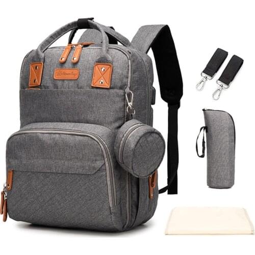 Diaper Bag Backpack Nappy Changing Stroller Bags Multifunction Waterproof Baby Travel Back Pack Large Capacity Maternity Bags