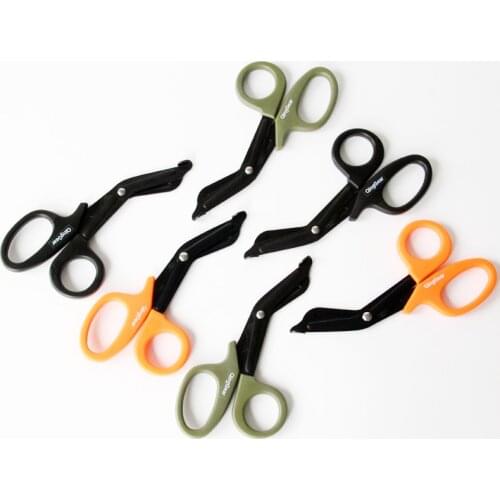 6pcs/lot Multifunctional Outdoor Survival Kits Daily EDC Strong quality EMT Shears Magnum Medical Scissors