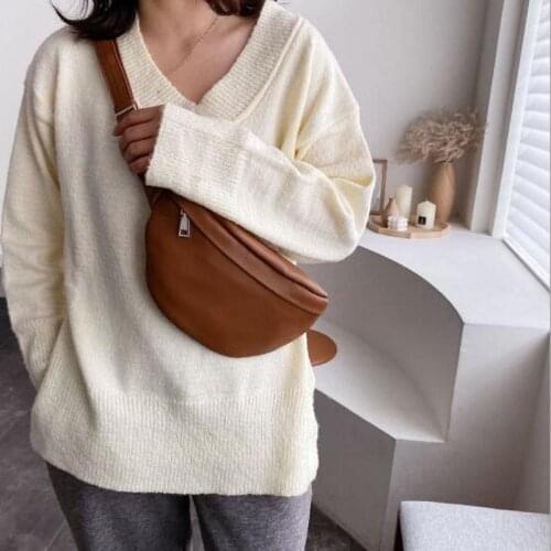 SENMEIXI 2021 New Women Bag New Korean Version of The Wild Texture Messenger Bag Winter Net Red Fashion Chest Bag Waist Bag