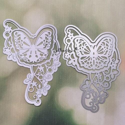 New Flower butterfly edge DIY Craft Metal Cutting Die Scrapbook Embossed Paper Card Album Craft Template Stencil Dies