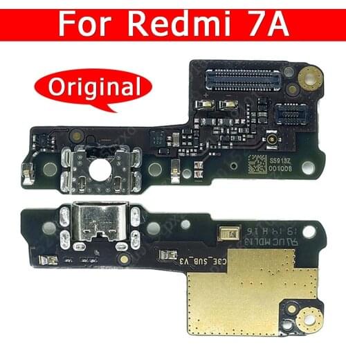 Original USB Charge Board For Xiaomi Redmi 7A Charging Port Socket Connector Mobile Phone Accessories Replacement Spare Parts
