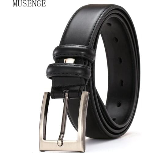 Mens Leather Waist Belt Male Pin Buckle Jeans Belts for Men Fashion Mens Belts Luxury Brand Designer High Quality Cinturones