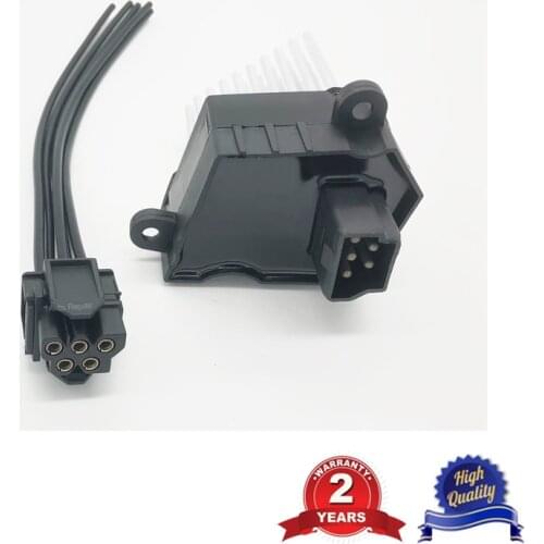 Blower Motor Fan Heater Resistor and Connector Wire Harness for BMW E36 E46 E39 E83 E53 M3 64116923204 Air Conditioning