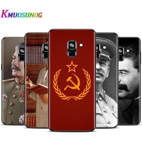Russian Commander Stalin For Samsung Galaxy A9 A9S A8 A8S A7 A750 A6 A6S A5 A3 Plus Star 2016 2017 2018 Black Phone Case