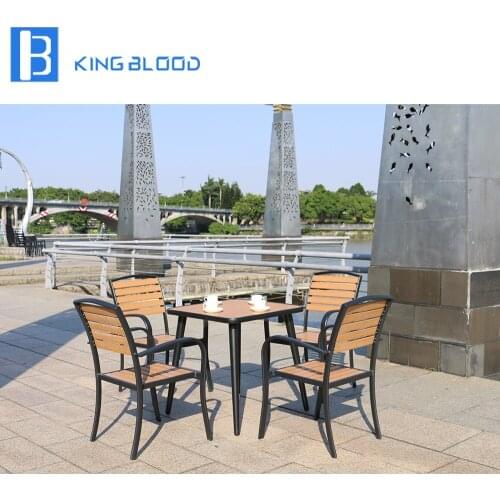 Weatherproof outdoor patio 4 Seater Garden Furniture Dining Set