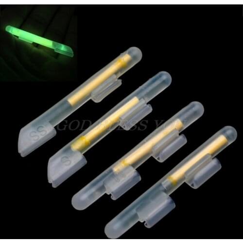 2Pcs Fishing Lightstick Night Float Rod Lights Glow Sticks Fish Lure Accessories Drop Shipping