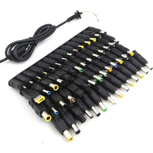56pcs Universal Laptop AC DC Jack Power Supply Adapter Connector Plug for HP IBM Dell Apple Lenovo Acer Toshiba Notebook Cable