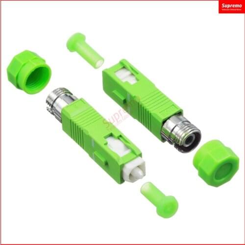 High quality 2pcs/lot Singlemode FC-SC Fiber Optical Adapter FC Female to SC APC Male Fiber Optic Adapter