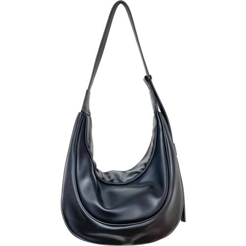 2021 New Zipper Baguette Womens Bag Mini Shoulder Bags Soft PU Leather Female Handbags Large Capacity Lady Tote Bag Whole Sale