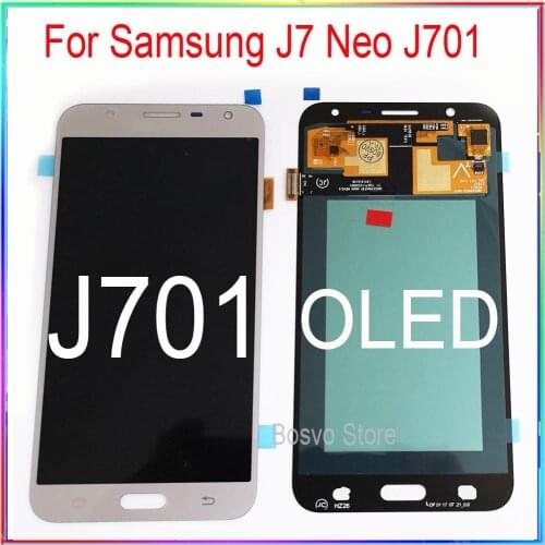 OLED for Samsung J7 neo J701 LCD Screen display with touch Digitizer assembly OLED