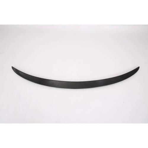 For Tesla Model 3 1PC Car Rear Bumper Diffuser Wing Spoiler Carbon Fiber ABS Car Styling Auto Racing Car Tail Boot Lip Wing