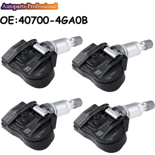 4 PCS Tire Pressure Monitor Sensor TPMS For Nissan Infiniti Q50 3.5L 3.7L 2014 2015 315MHz 407004GA0B 40700-4GA0B 407004GA0A
