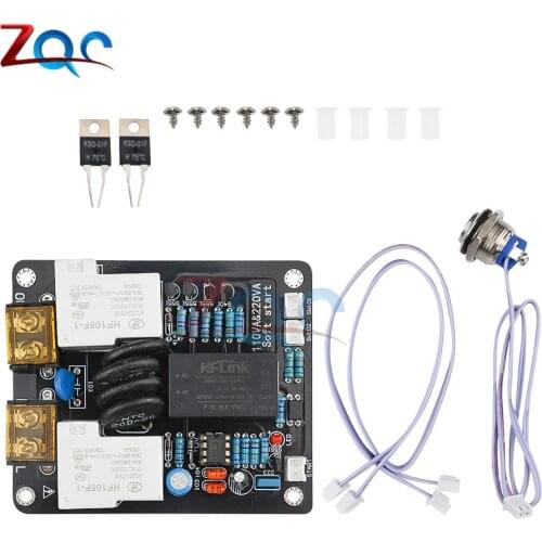 AC105-235V Amplifier Switch High Power Supply Soft Start Board Light Touch Double Temperature Control