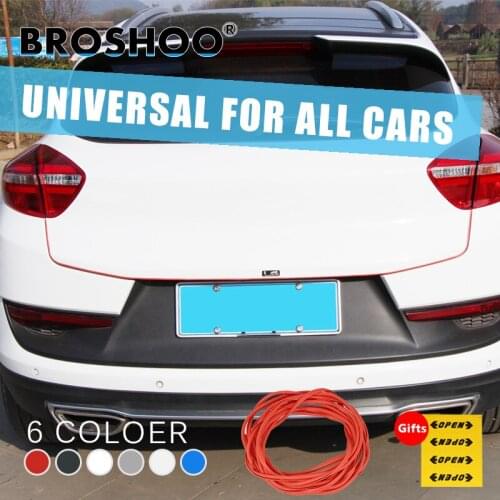 BROSHOO Car Door Side Protector Scratch Crash Rubber Strip Sticker For Nissan Qashqai Tiida X-Trail Pathfinder 370z Styling