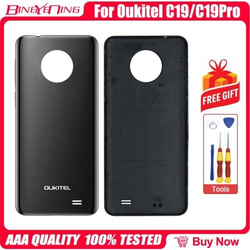 100% New Original Battery Cover For Oukitel C19/C19 ProProtective Back case Repair Replacement Accessories Parts Phone