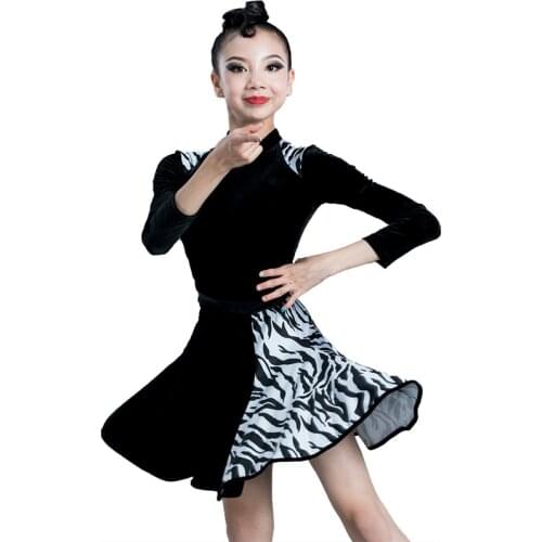 Girls Carnival Jazz Dancewear Costume Kids Modern Latin Ballroom Party Dancing Dress Child Dancing Dress Wear Clothes For Girls
