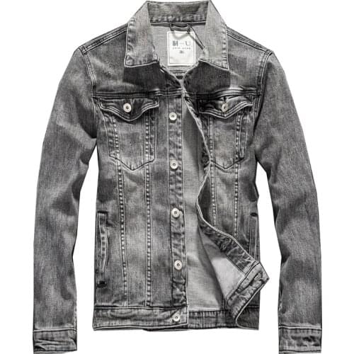 Autumn Mens Jackets Denim Winter Male Jeans Jackets Mens Bomber Jacket Vintage Blue Outwear Coat And Jackets For Men