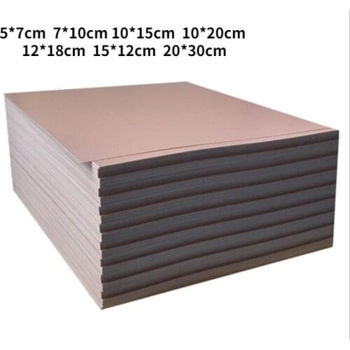 5pcs FR4 PCB Board Single Side Copper Clad Plate FR4 Diy Printed Circuit Board Kit FR4 Laminate Electronic Board