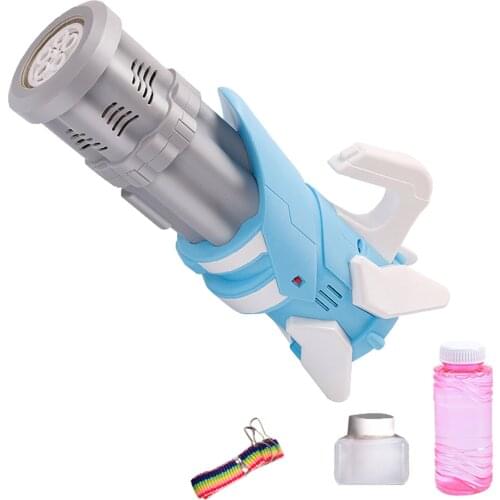Newest Kids Gatling Bubble Gun Toys Summer Automatic Soap Water Gatling Bubble Machine Outdoor Bubble Maker Toys For Children f5