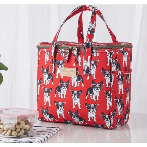 Portable Lunch Bag New Thermal Insulated Lunch Box Tote Cooler Bag Bento Pouch Lunch Container School Food Storage Bags