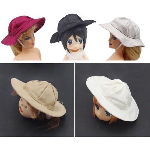 1PCS Handmade Doll Hat For 1/8bjd,1/12bjd,ob11,Barbies Doll Sun Hat Fashion Accessories Toys