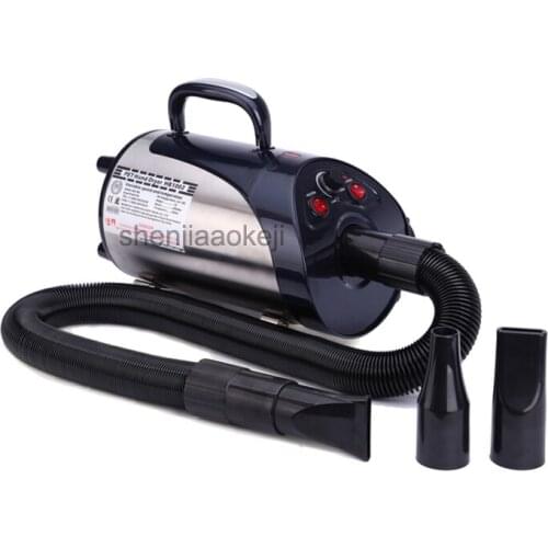 EU/UK/US Mute Pet Hair Dryer Pets Dog Cat Force Dryer Heater HB1002 Pet special water blowing machine 220v 2800w 1pc