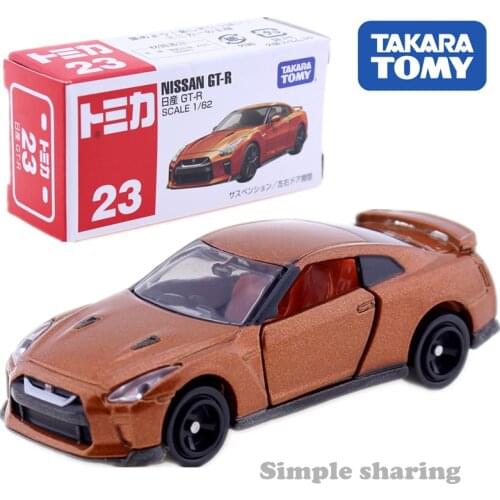Takara Tomy Tomica No.23 Nissan GT-R Scale 1/62 Car Hot Pop Kids Toys Motor Vehicle Diecast Metal Model New