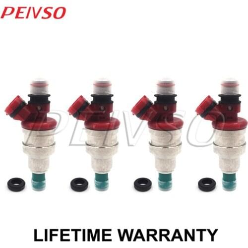 4x 23250-35040 23209-35040 fuel injector for TOYOTA EU Hilux 88~89 4RUNNER TRUCK 88~95 Land Cruiser 88~96 Hilux 1988 2.4L 22RE