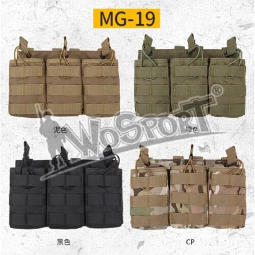 WoSporT triple storage bag (G36) MOLLE system outdoor waist bag equipment bag