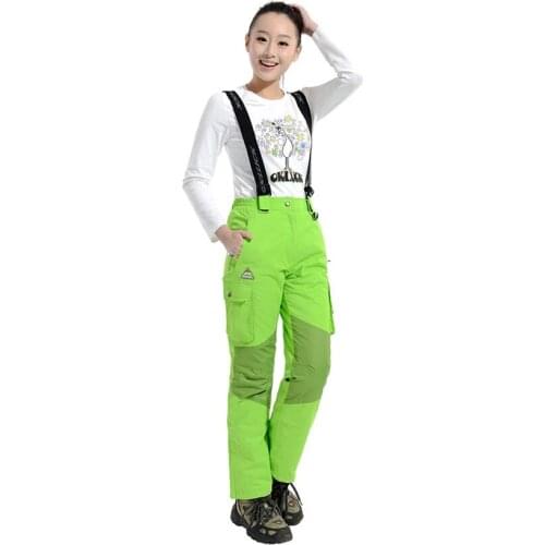 TWTOPSE Women Snowboarding Snow Skiing Pants Waterproof Winter Windproof Warm Sports Pants Thermal Hiking Skate Trousers 2019