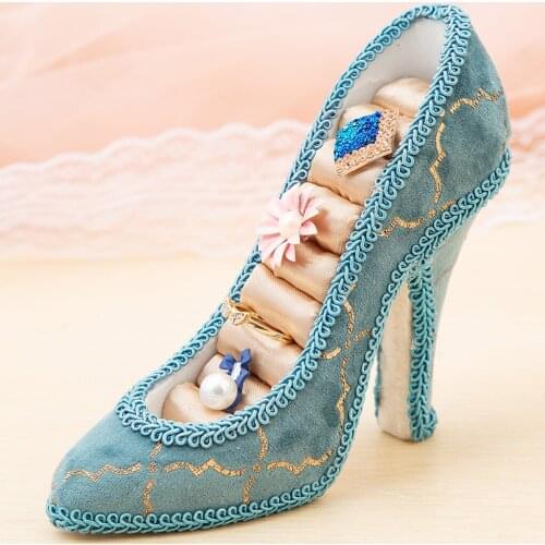 High Heel Jewelry Storage Cufflinks Ring Necklace Tray Organizer - Resin Jewellery Holder Display Tray