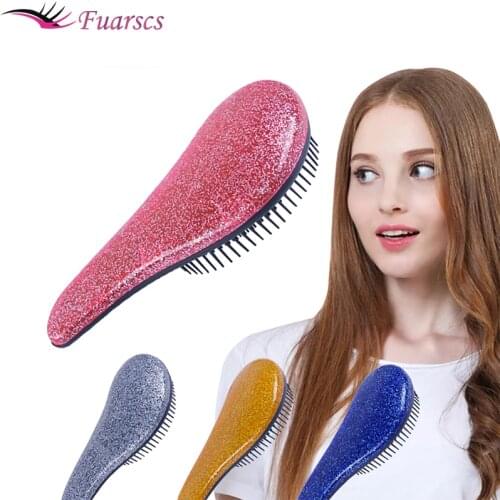 1pc Anti-static Massage Hair Brush Professional Salon Comb Tangle Detangle Shower Massage Hairbrush Comb Salon Hair Styling Tool