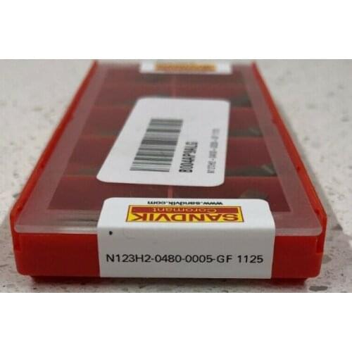 10PCS CARBIDE INSERT N123H2-0480-0005-GF 1125