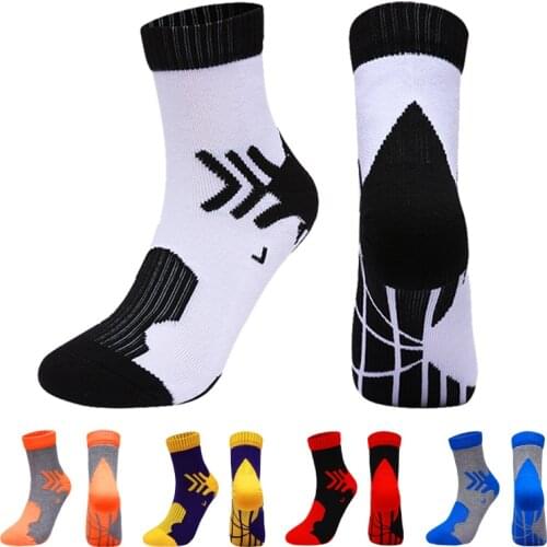 2021 New Unisex Basketball Socks Breathable Cycling Running Towel Bottom Sport Sweat-absorbent Deodorant Bicycle Football Socks