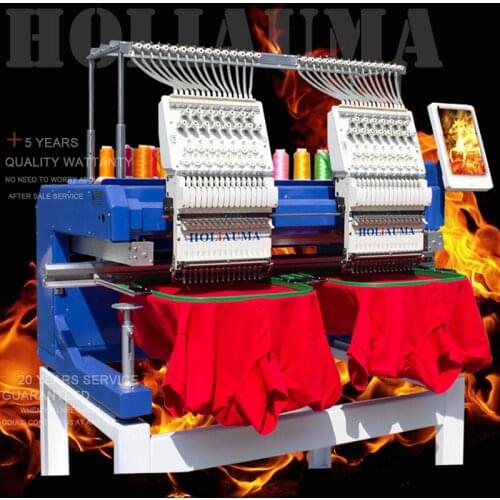 5 years warranty!Industrial Computerized Production 2 Heads China Machine Happy Japan Flat Embroidery Machine For Sale