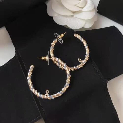 Brand Fashion Pearl Jewelry Gold Color Earrings Tassel Pearls Design Wedding Party Earrings