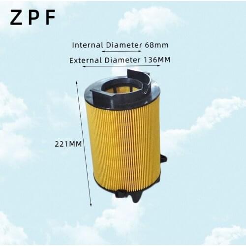 Wholesale C14130 Factory Outlet OEM 1F0129620 Best Car Air Filter for AUDI 221*136*68mm A0128