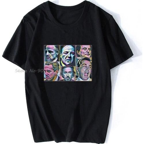 Men t-shirt Gangsters painting movie Goodfellas Godfather Casino Scarface Sopranos by xsdni999 tshirt Women t shirt