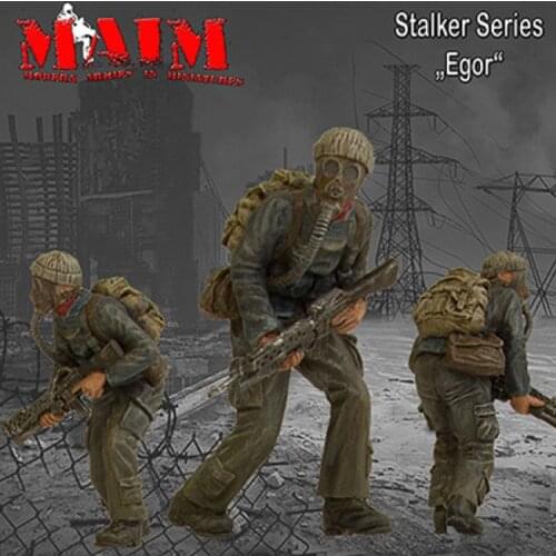 1/35 Scale Unpainted Resin Figure Stalker Series Egor collection figure