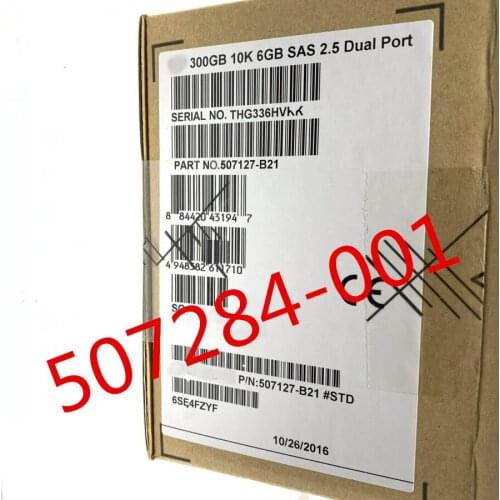 New for 507284-001 507119-004 507129-004 300G 10K SAS 2.5inch